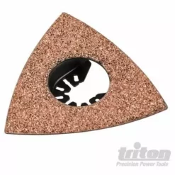 TRITON Râpe Triangulaire à Concrétion De Carbure Pour Outil Multifonction à Changement Rapide