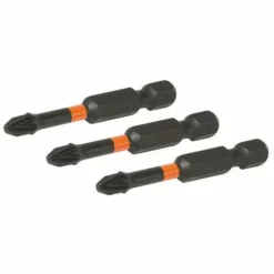 TRITON Lot De 3 Embouts De Vissage Impact Phillips - PH2 - 50 Mm