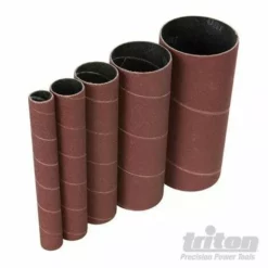 TRITON Manchons De Ponçage Corindon, 5 Pcs, TSPSS150G5PK Manchons De Ponçage, Grain 150, 5 Pcs, 150