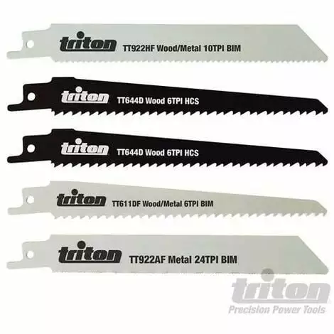 TRITON Lames De Scie-sabre, 5 Pcs, 150 Mm, 150 Mm 3 TRITON Lames De Scie-sabre, 5 Pcs, 150 Mm, 150 Mm