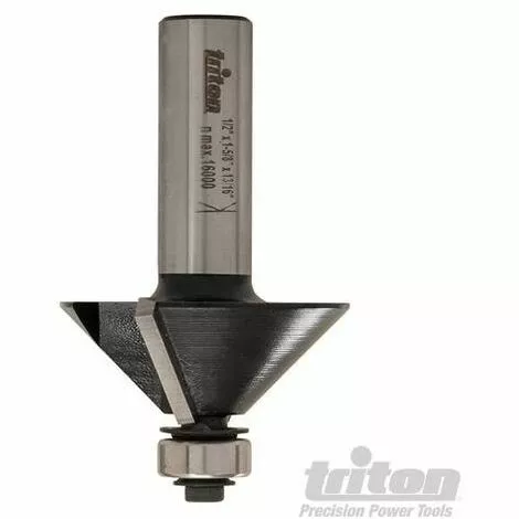 TRITON Fraise à Chanfreiner 1/2", 1-5/8" X 13/16" 45°, 1-5-8 X 13-16 45° 4 TRITON Fraise à Chanfreiner 1/2", 1-5/8" X 13/16" 45°, 1-5-8 X 13-16 45° – Image 2