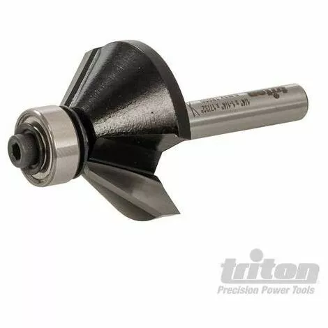 TRITON Fraise à Chanfreiner 1/4", 1-1/4" X 17/32" - 45°, 1-1-4 X 17-32 – 45° 3 TRITON Fraise à Chanfreiner 1/4", 1-1/4" X 17/32" - 45°, 1-1-4 X 17-32 – 45°