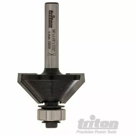 TRITON Fraise à Chanfreiner 1/4", 1-1/4" X 17/32" - 45°, 1-1-4 X 17-32 – 45° 4 TRITON Fraise à Chanfreiner 1/4", 1-1/4" X 17/32" - 45°, 1-1-4 X 17-32 – 45° – Image 2