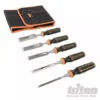 TRITON Ciseaux à Bois, 5 Pcs, TWCS5 - 6, 13, 19, 25 Et 32 Mm - 5 Pcs, TWCS5 - 6. 13. 19. 25 Et 32 Mm - 5 Pcs