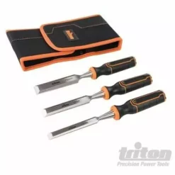 TRITON Ciseaux à Bois, 3 Pcs, TWCS3 - 13, 19, 25 Mm - 3 Pcs, TWCS3 - 13. 19. 25 Mm - 3 Pcs