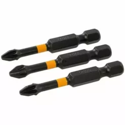 TRITON Lot De 3 Embouts De Vissage Impact Pozidriv - PZ2 - 50 Mm
