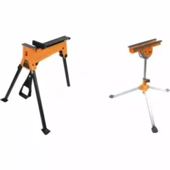 Triton SuperJaws Système De Serrage Portable SJA100E AVEC Triton Support à Rouleaux Multifonctionnel MSA200 - Rotation De 180° - Max 100 Kg - 80x80x107 Cm