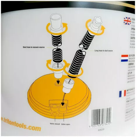 Collecteur De Sciures Et De Copeaux Triton, 23 L 2 Collecteur De Sciures Et De Copeaux Triton, 23 L – Image 2