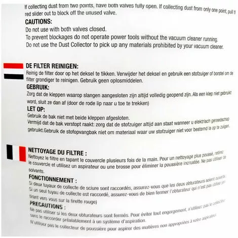 Collecteur De Sciures Et De Copeaux Triton, 23 L 3 Collecteur De Sciures Et De Copeaux Triton, 23 L – Image 3